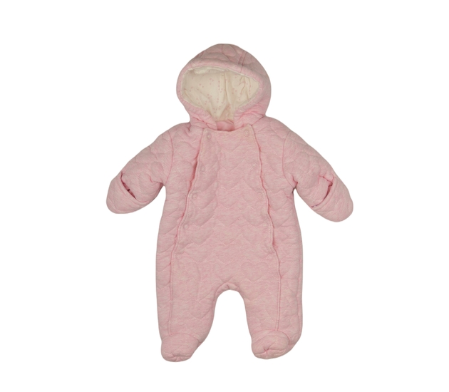 Růžový overal se srdíčky do 2,7 kg George