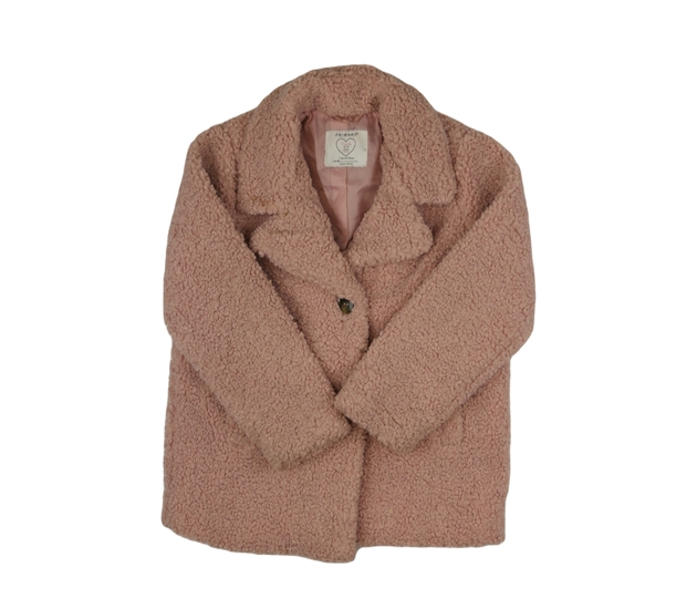 Růžový chlupatý kabátek Primark
