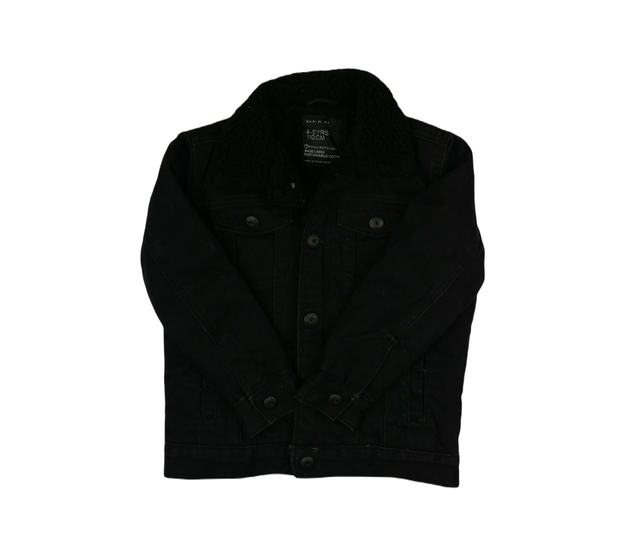 Černá riflová bunda s vnitřím chlupem Primark