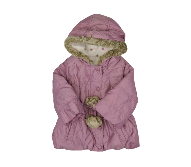 Fialová zimní bunda 