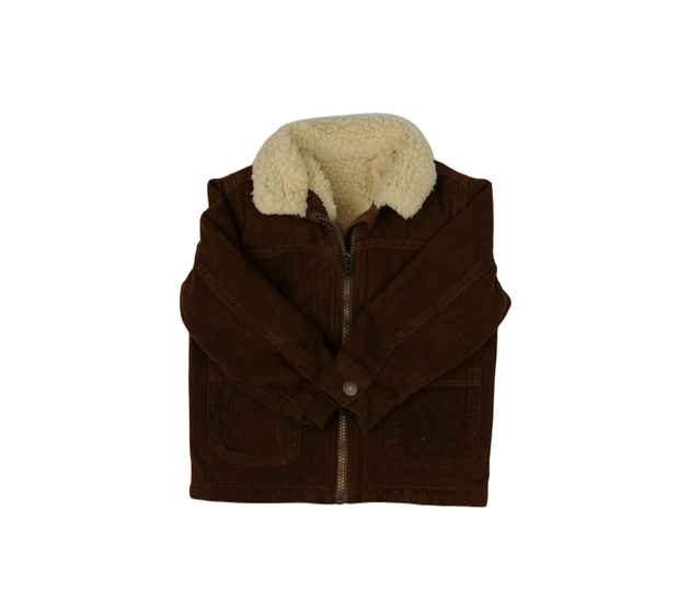 Hnědá bundička s vnitřním chlupem Nutmeg