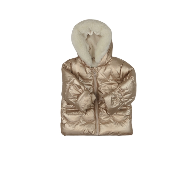 Zlatá prošívaná zimní bunda George