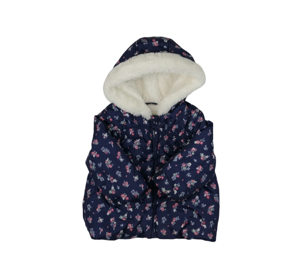 Modrá květinová zimní bunda George