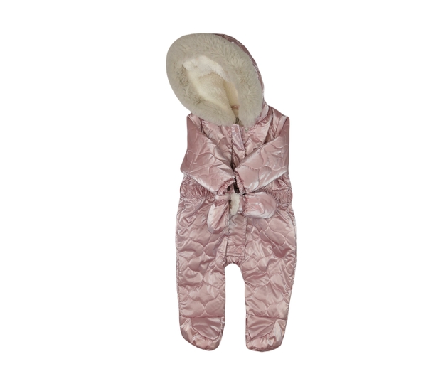 Růžový nepromokavý zimní overal F&F