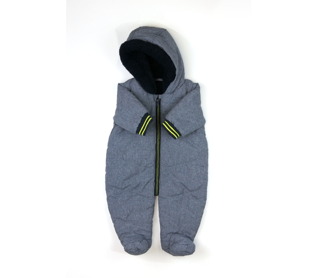 Modrý zimní overal 