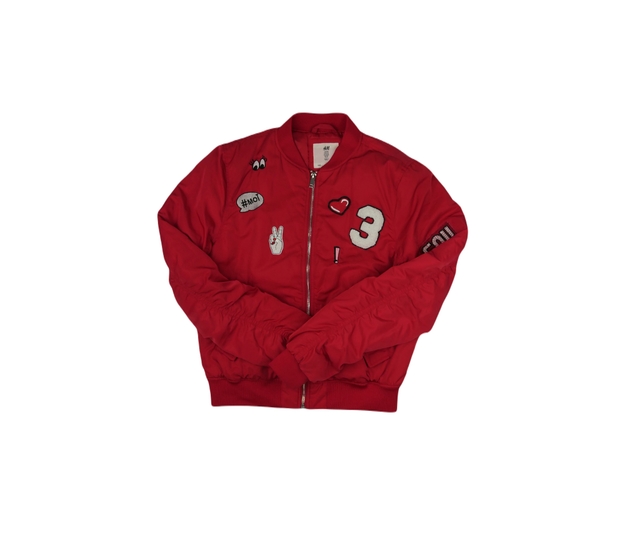 Červená módní bunda H&M