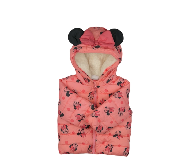 Růžová zimní bundička Minnie Disney