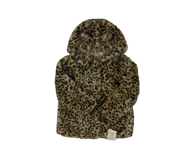 Nový hnědý chlupatý kabátek George