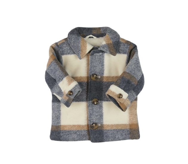 Teplý košilový jarní kabátek George