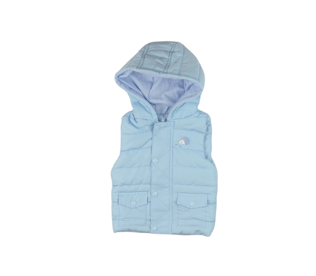 Modrá vesta s ježečkem