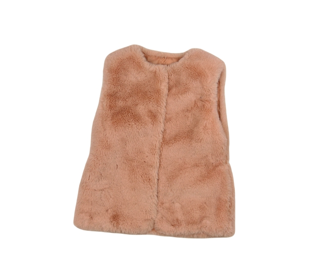 Růžová chlupatá vesta Mayoral