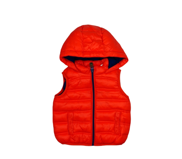 Oranžová prošívaná vesta 