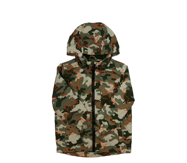 Zelená maskáčová jarní bunda F&F