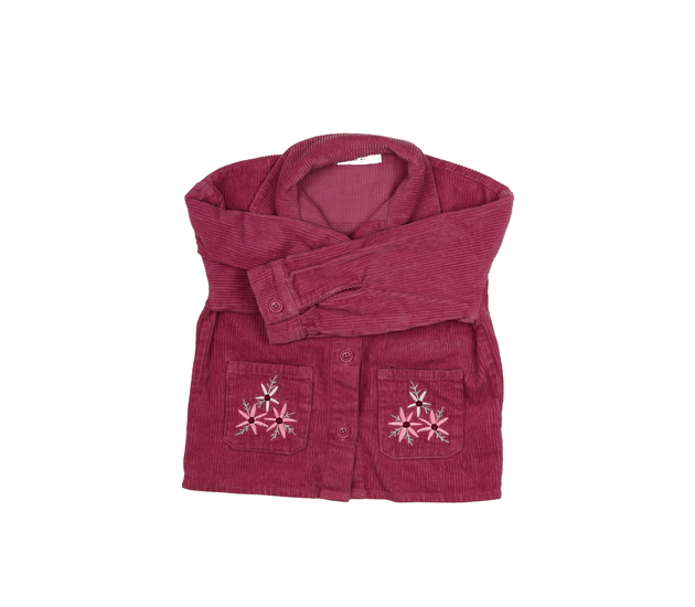 Manšestrová bundička s květinami Primark