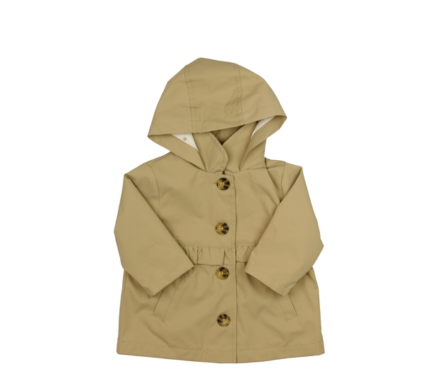 Hnědý nepromokavý kabátek s podšívkou Primark
