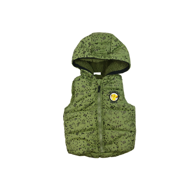 Zelená prošívaná vesta Lví Král