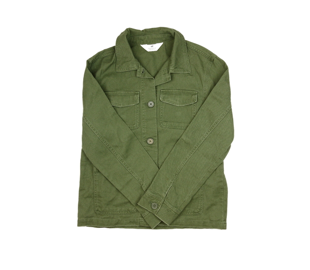 Zelená slabá bunda H&M