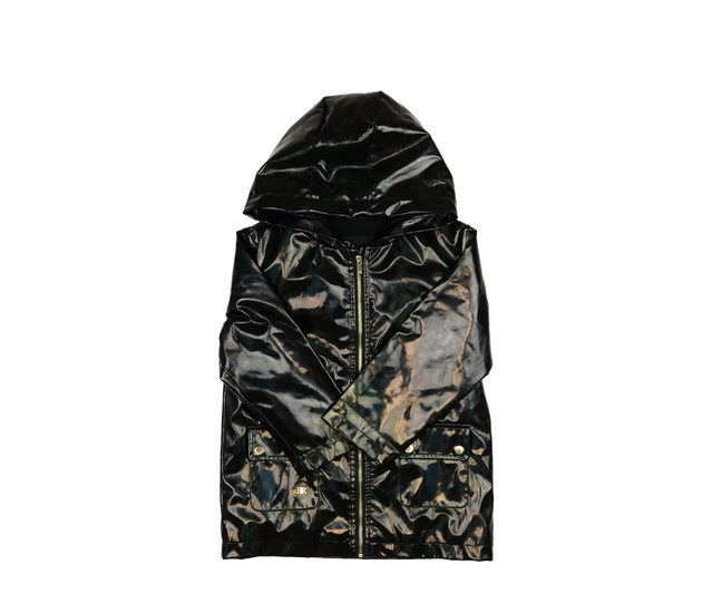 Černá nepromokavá bunda River Island