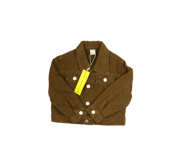 Nová hnědá riflová bunda 