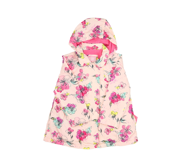 Růžová květinová bunda s podšívkou Nutmeg