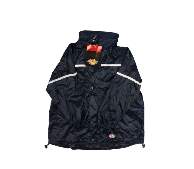 Nová tmavá nepromokavá bunda