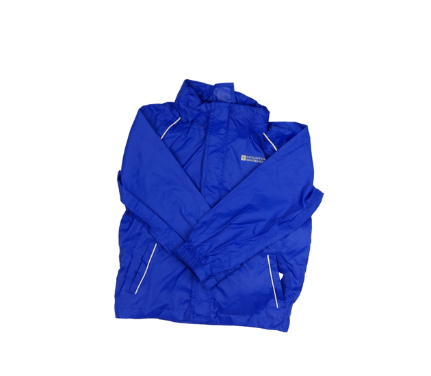 Nová modrá nepromokavá bunda Mountain Warehouse