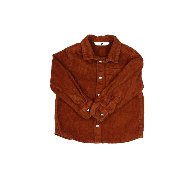 Hnědá manšestrová bundička 