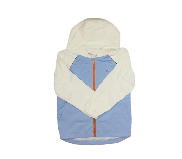 Letní šusťáková bílomodrá bunda 