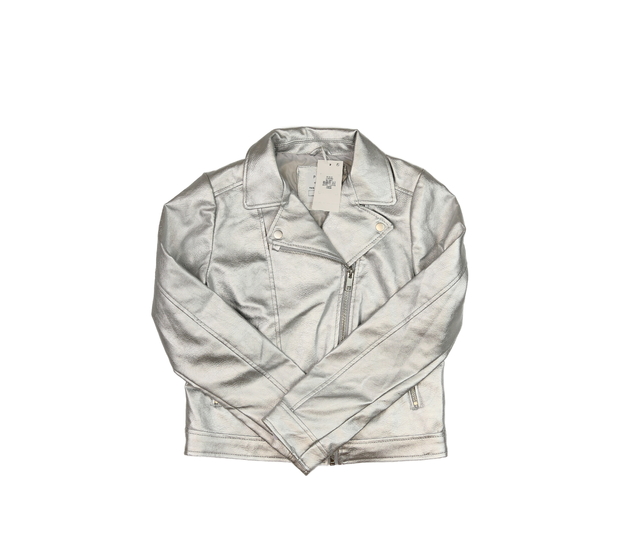 Nová stříbrná koženková vesta Primark