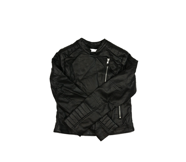 Černá koženková bunda H&M