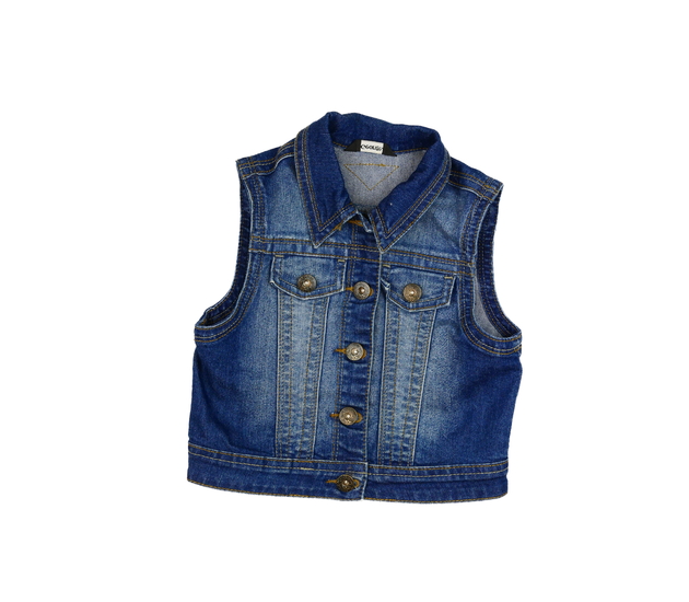 Modrá riflová vesta George