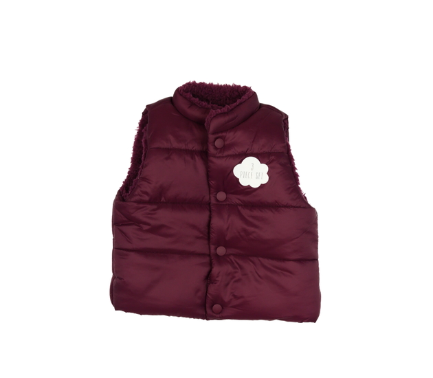 Nová bordo vesta s vnitřním chlupem George