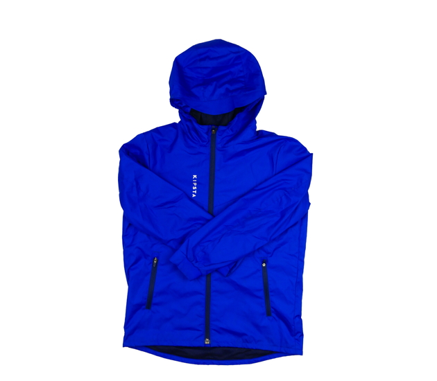 Modrá slabounká bunda Decathlon