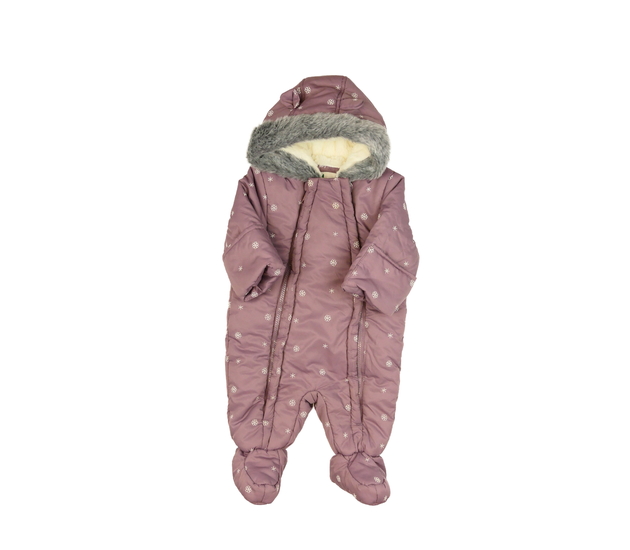 Fialová zimní kombinéza 