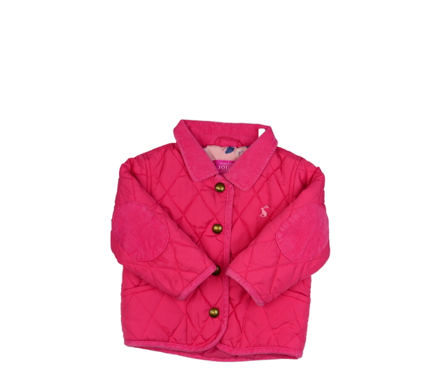 Růžová prošívaná přechodová bunda Joules