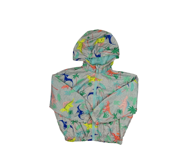 Šedá slabá bunda s dinosaury M&S