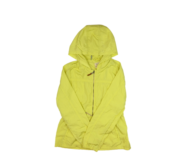 Žlutá slabá nepromokavá delší bunda Zara
