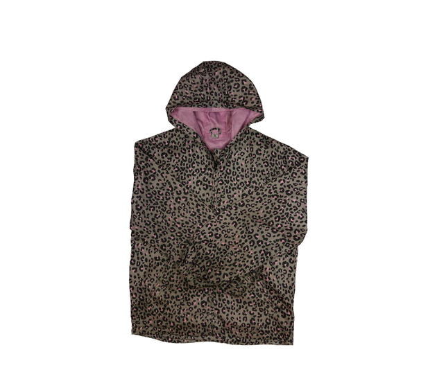 Šedá slabounká vzorovaná větrovka Tu