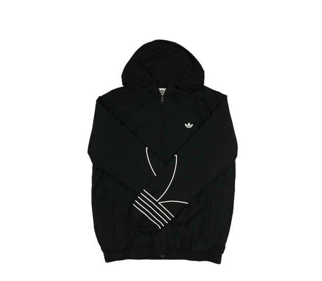 Černá slabá přechodová bunda Adidas