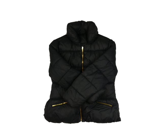 Černá prošívaná zimní bunda M&S