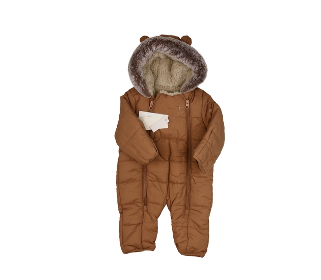 Nová hnědá zimní kombinéza George
