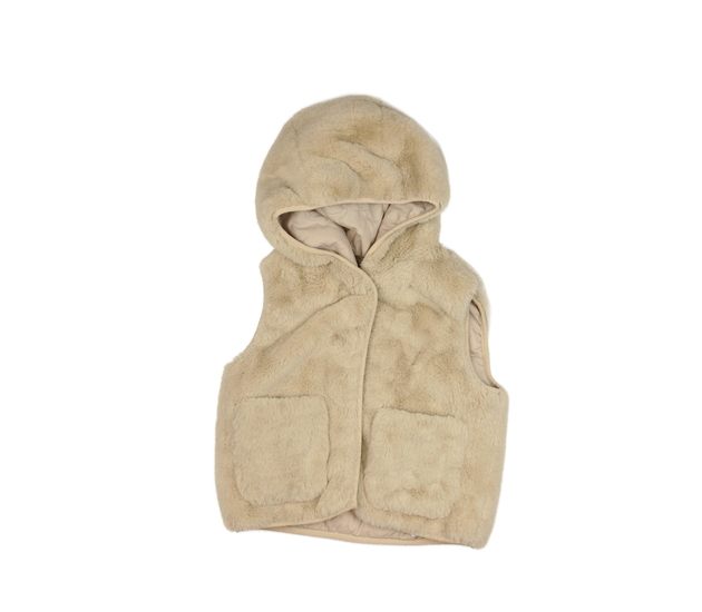 Hnědá oboustranná vesta Zara