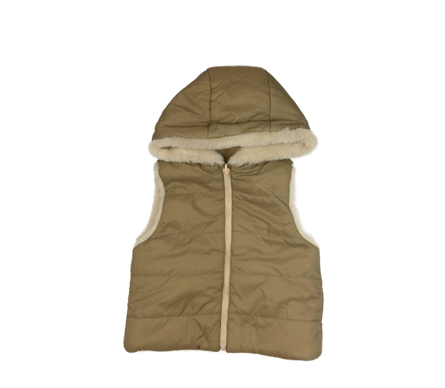 Hnědá oboustranná vesta Zara