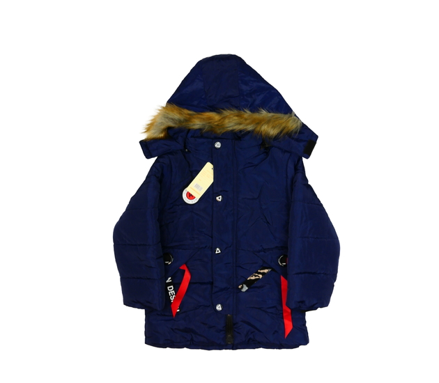 Nová tmavě modrá zimní bunda 