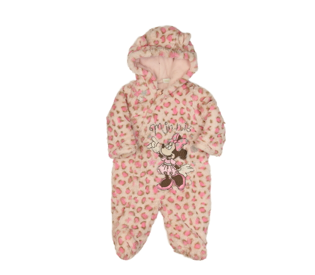 Růžová zimní overal Minnie Disney