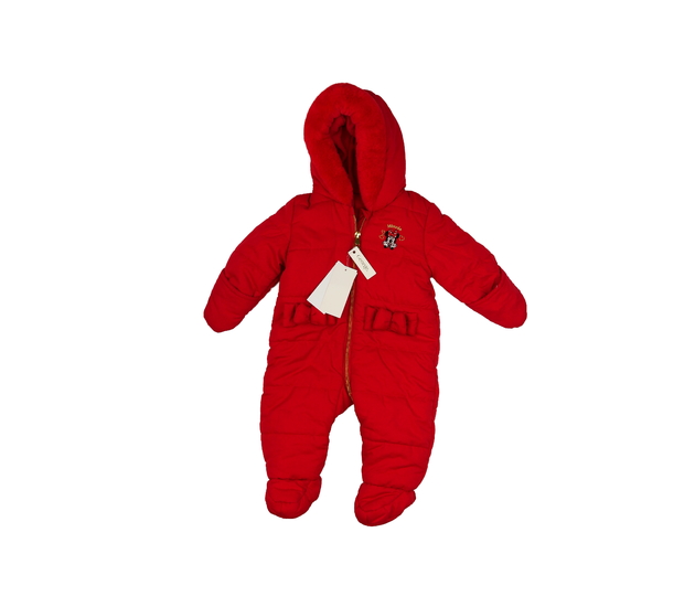 Nová krásná červená zimní kombinéza Minnie George