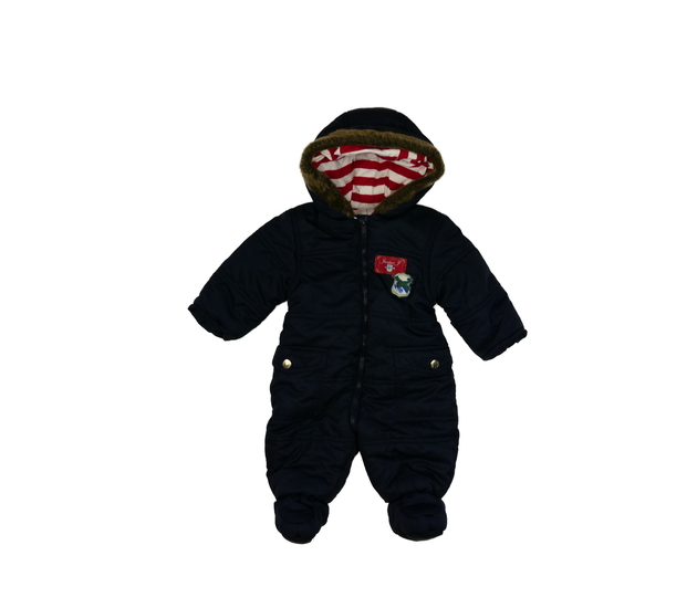 Tmavě modrá zimní kombinéza 