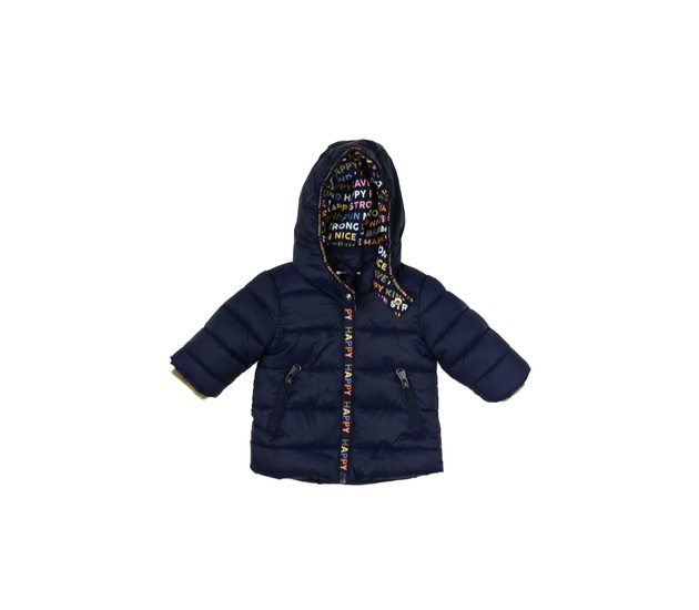 Tmavě modrá prošívaná zimní bunda Primark