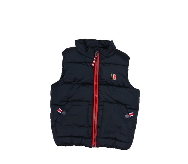 Tmavě modrá prošívaná vesta Next