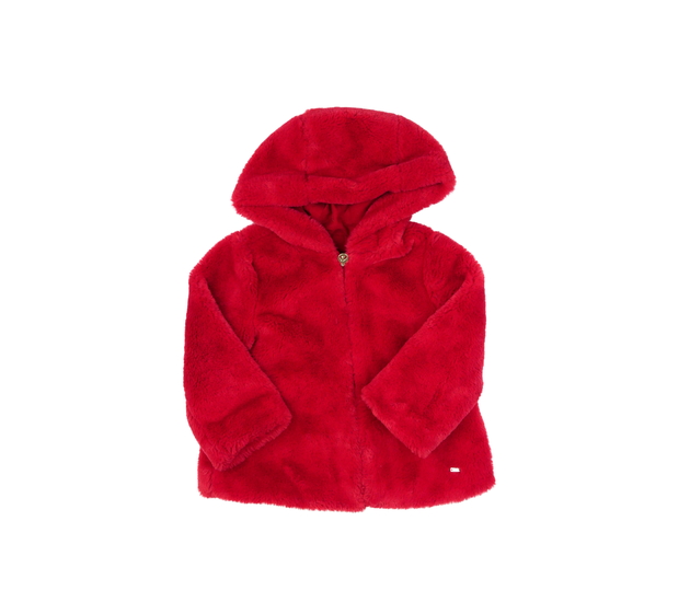 Červený hebký kožíšek Mayoral 